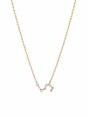 Gold Star Constellation Leo Necklace